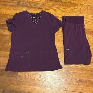 Purple Koi Basics Scrubs